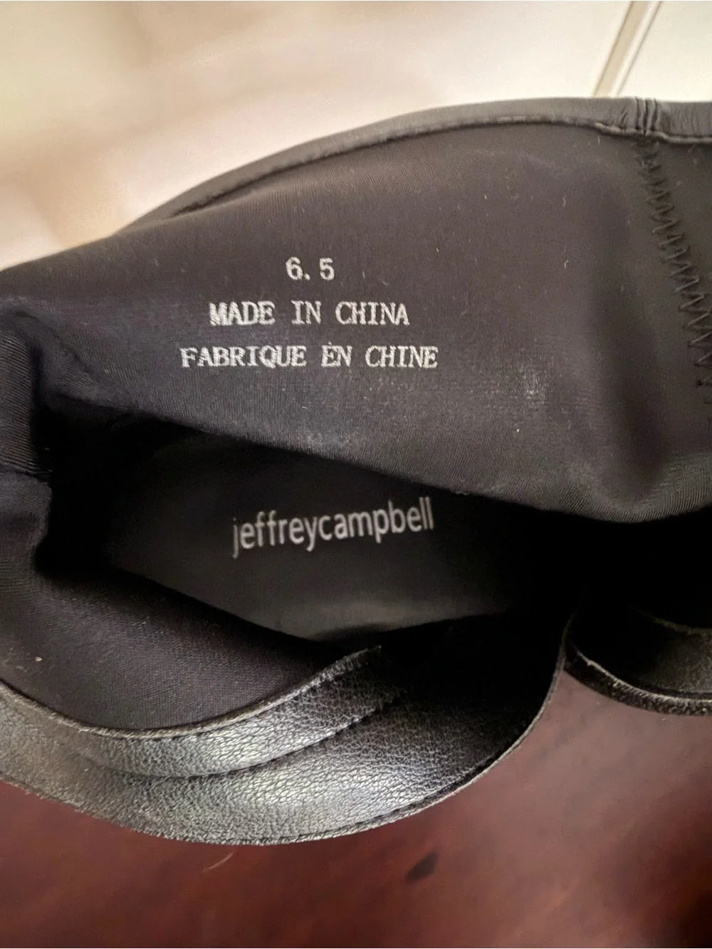 Jeffrey Campbell Black Leather Ankle Booties